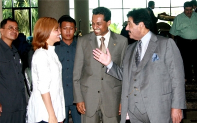“Memories that is memorable in the past, present and future” Kuwait's Prime Minister His Highness Sheikh Nasser Al-Mohammed Al-Ahmad Al-Jaber Al-Sabah – with Dewe Sarathchandra (Great great grand daughter of King Thibaw) and Saman Sarathchandra
